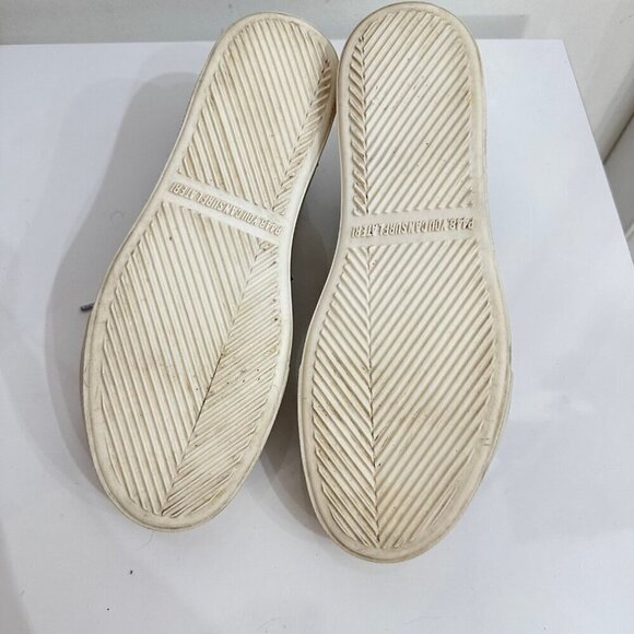 P448 Thea Python Roccia White Leather Platform Sneakers 38 - Picture 12 of 12